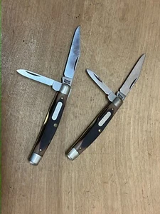 Schrade USA 330t Old Timer Pocket Knife LOT OF (2) - Picture 1 of 5