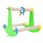  Wooden Bamboo Parakeet Perch Bird Toy for Parrot Cage Toys Ladder