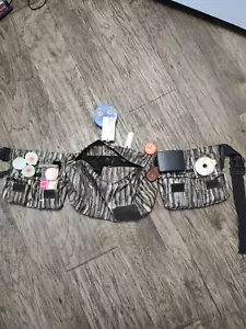 Camo Multi-Pocket Belt Fanny Pack Fly Fishing Contents Included Texsport Adjust - Picture 1 of 16