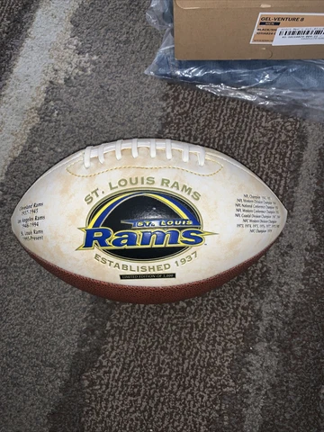 St. Louis Rams "Established 1937" Fotoball Photo NFLPA Football NFL 1998 Cover