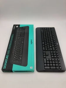 Klawiatura bezprzewodowa Logitech K650 z nakładką na belkę ręczną, Bluetooth/USB, szara - Zdjęcie 1 z 6