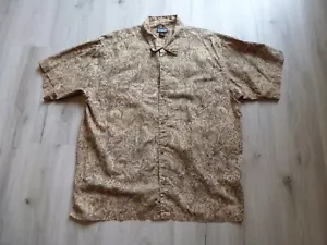 CAMICIA UOMO VINTAGE ANNI 90 Y2K rara Patagonia creature mitiche Dragon Forest XL - Foto 1 di 11