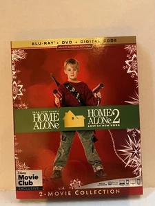 Home Alone & Home Alone 2 -Blu Ray/Dvd/Digital Disney Movie Club Exclusive - NEW - Picture 1 of 2