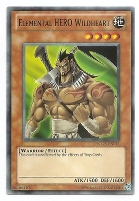 Elemental HERO Wildheart LCGX-EN014 Yu-Gi-Oh Card (Unl) New - Image 1 of 4