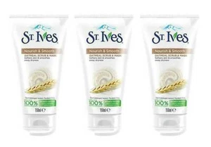 3 x St Ives Nourish & Smooth Haferflocken Peeling & Maske - 150 ml - Bild 1 von 1