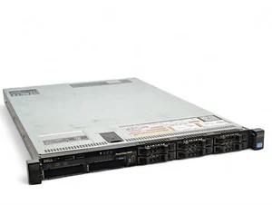 DELL 1U PowerEdge R620 2x Intel Xeon E5-2640 0 @ 2.50Ghz 128GB RAM H710 mini Q- - Picture 1 of 7