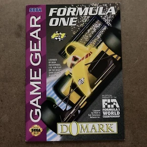 Formula One (Sega Game Gear, 1993) Instruction Manual ONLY - Picture 1 of 2