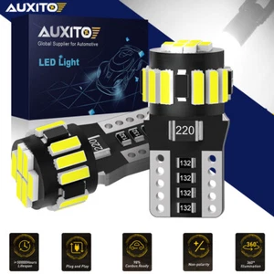 Pair Canbus White 194 168 W5W T10 Parker LED Car Globe Light Bulbs 18smd 6500k - Picture 1 of 11