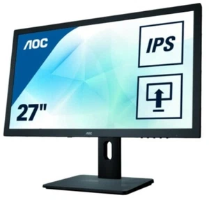 AOC i2775PQU Ecran PC LED 27" Noir 1920 x 1080 VGA/DVI/HDMI - Afbeelding 1 van 7