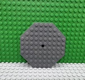 Lego 1 Dark Bluish Gray 10x10 Octagonal base plate NEW - Picture 1 of 1