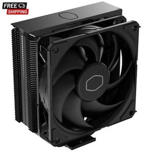 Cooler Master Hyper 212 Black Edition CPU Air Cooler, Silencio FP120 Fan, 4 CDC - Picture 1 of 15