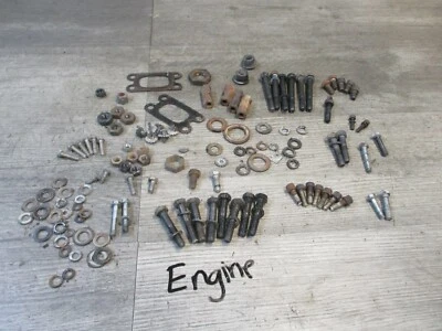 1981 81 Skidoo Blizzard 5500 Snowmobile Engine Hardware Bolts Nuts Washers - Image 1 of 4