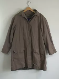 London Fog Impermeabile Edizione Limitata Cachi Chiaro Donna 14 Reg Fodera Rimovibile - Foto 1 di 7