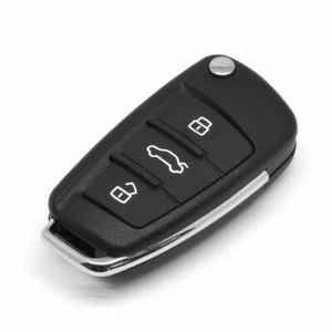 High Quality New Audi A6 A4 A2 A8 TT Q7 Remote key Fob Replacement Case W/ LOGO - Picture 1 of 6