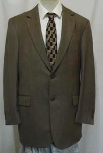 JOS A Bank signature Men's wool Two Button Hounds tooth Sport Coat Size 42L - Picture 1 of 7