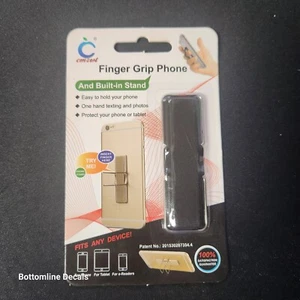 Smartphones Finger Grip With Stand Strap Cell Phone Holder Adhesive on Back - Picture 1 of 6