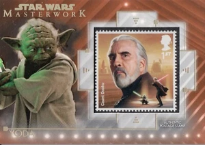 Star Wars Masterwork 2020, Yoda Stamp Relic Card (Orange) SC-YD #05/10 - Picture 1 of 2