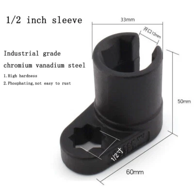 22mm 1/2 Inch Drive Oxygen Sensor Socket Wrench O2 Nut Removal Tool - image 1 of 4