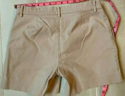 RALPH LAUREN 女式 TAN/BEIGE 短裤 4 码 — 第 1/4 张图片