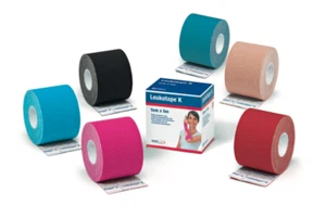 BSN Medical Leukotape K - Kinesiology Therapeutic Adhesive Tape - Picture 1 of 30