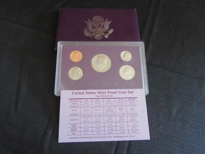 1990 US Mint Proof set (5 coin set) in US Mint packaging - Image 1 of 3