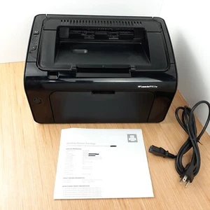 HP LaserJet Pro P1102W Monochrome Laser Printer WiFi Black TESTED No Output Tray - Picture 1 of 24