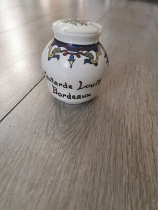 ANCIEN MOUTARDIER EN OPALEX " MOUTARDE LOUIT - BORDEAUX "  /  ANNEES 70 - Imagen 1 de 9