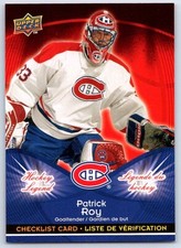 2009-10 Upper Deck McDonald's Patrick Roy Montreal Canadiens #CL1