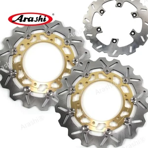 Disco de rotor de freno trasero delantero Arashi dorado para Yamaha BT BULLDOG 1100 2002-2006 - Imagen 1 de 14