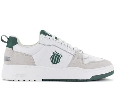 K-Swiss Cannonshield Leather - Hombre Sneaker 07937-953 Zapatos Piel Blanco - Imagen 1 de 4