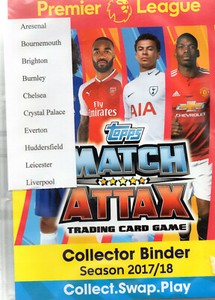 Match Attax  2017-2018 Teams A To L       Individual Trading Cards  