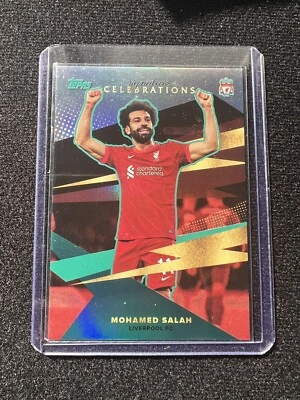 Mo Salah Signature Celebrations Liverpool Parallel /150 - Image 1 of 2