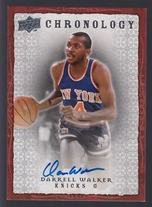 Autógrafo Darrell Walker 2007 07-08 UD Upper Deck Chronology automático #21 Knicks cantidad - Imagen 1 de 2