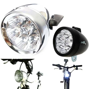 Retro Bicicleta Bicicleta Luz Delantera Lámpara 7 LED Faro con Soporte Impermeable - Imagen 1 de 13
