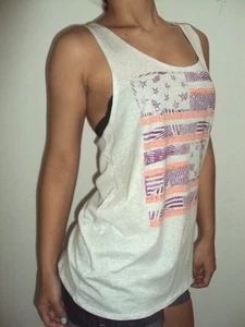 NEW VOLCOM SURF GIRLS WOMEN U STONE KNOT BACK TANK TOP CAMI SMALL XX80 - Picture 1 of 3