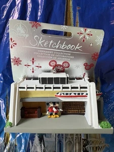 Disney Parks 2025 Contemporary Resort Hotel Mickey Minnie Monorail Ornament NWT - Picture 1 of 4