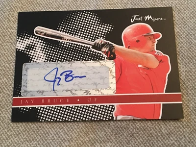 JAY BRUCE 2008 JUST MINORS JUST AUTOGRAPHS BLACK EDITION AUTOGRAPH #15/25 - Image 1 of 2