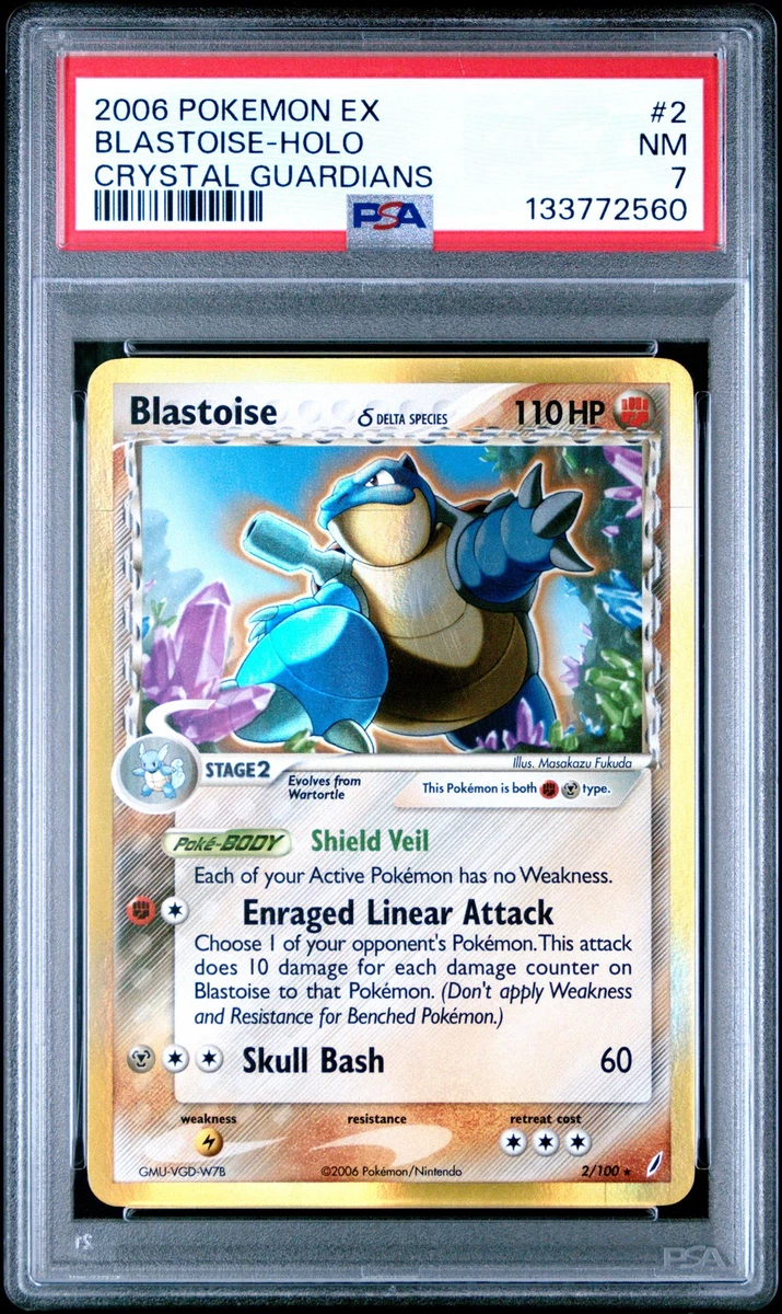 Pokémon Blastoise Pokémon TCG EX Crystal Guardians Individual