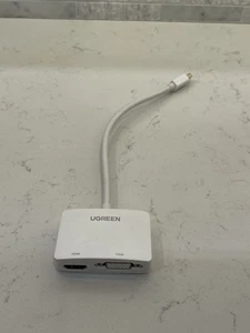 UGREEN Mini Displayport to HDMI VGA Adapter, 4K Thunderbolt 2 Adapter 2 in 1 Min - Picture 1 of 5