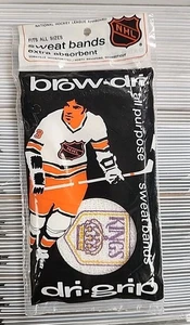 Vintage NHL Los Angeles Kings Wrist Sweat Bands Terry Cloth NOS - Picture 1 of 2