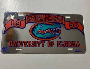 Espejo de matrícula de campeón nacional de la Universidad de Florida Gators 1996 - Imagen 1 de 5