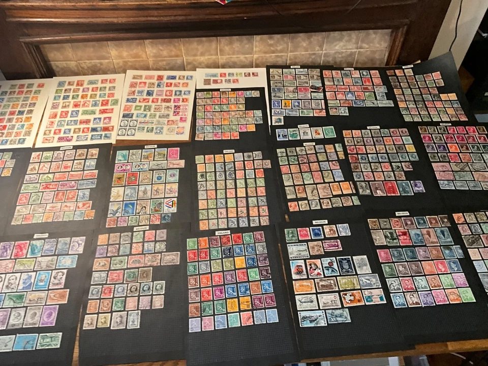 FINLAND Belgium Europe 1800s on 24 leaves dif collections x3 — 第 1/4 张图片