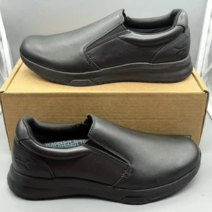 Kuru Kivi 2 Herren 11,5 Weite Jet Schwarz Leder Anti Slipper Halbschuhe Schuhe Neu mit Karton! - Bild 1 von 14