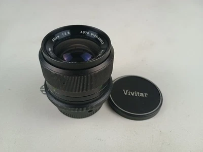 Vintage Vivitar Auto Wide Angle 35mm f2.8 Lens Nikon F - Image 1 of 4
