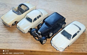 VINTAGE SIMCA RENAULT PANHARDS TOY CARS TBILISI N: 1 2 3 4 LOT USSR RUSSIA 1/43 - Picture 1 of 24