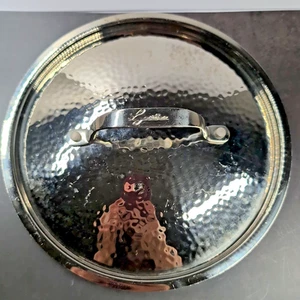 Lagostina Edelstahl Ersatz gehämmert Deckel 9-3/8" - Bild 1 von 21