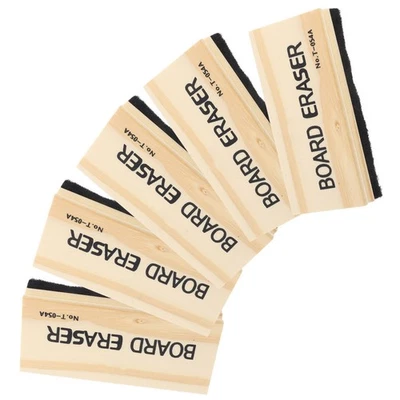  5 Stücke Holz Tafel Radiergummi Tafel Radiergummi Trocken Radiergummi für Home - Bild 1 von 4