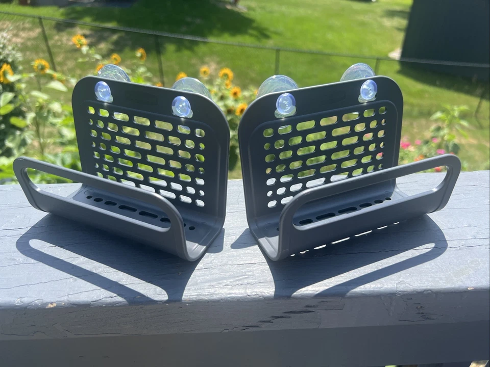 2 soportes para carrito de esponja Rubbermaid organizadores de cocina ventosa apta para lavavajillas. Foto 1 de 3