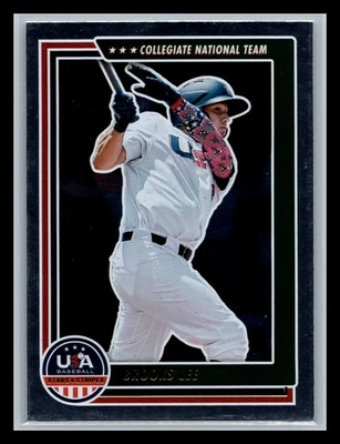 Brooks Lee #17 Panini 2022 Panini Stars & Stripes USA Baseball Longevity - Image 1 of 2