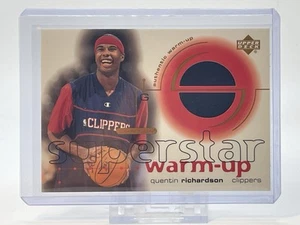 2001 Upper Deck Superstar Warm-up #QR Quentin Richardson Clippers Jersey Patch - Picture 1 of 2